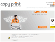 Tablet Screenshot of copyprint.de